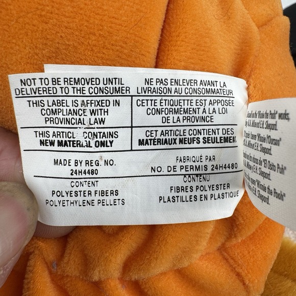 RARE Disney Store Light Up &‎ Talk Winnie The Pooh Witch Halloween Pumpkin Plush - Picture 9 of 9